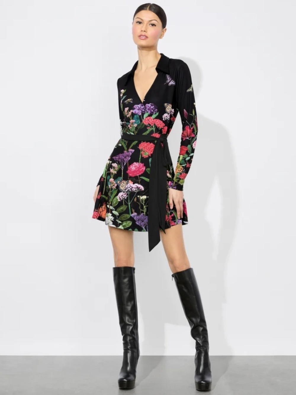 Alice + Olivia Millicent Mini Dress Secret Garden size 4 - Picture 6 of 14